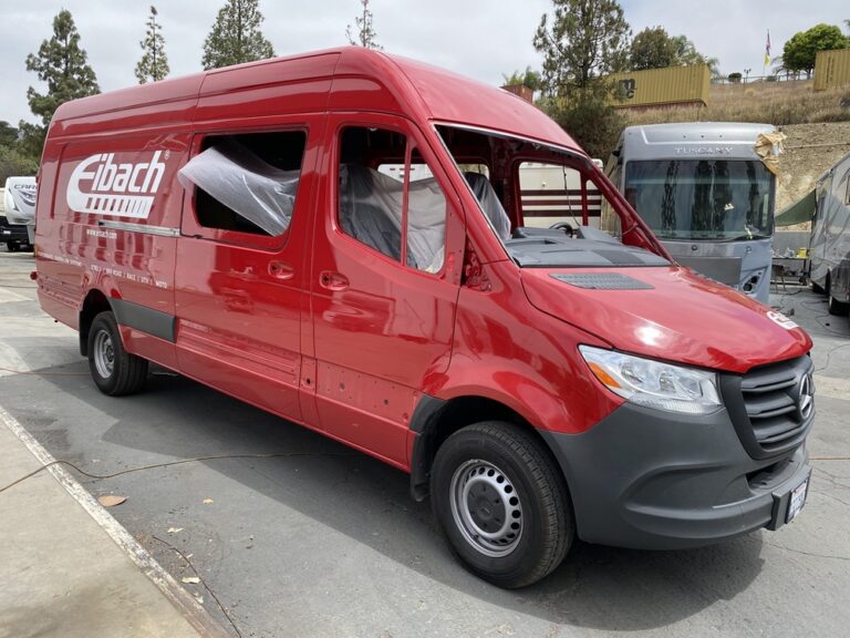 Sprinter Van New Paint & Windows